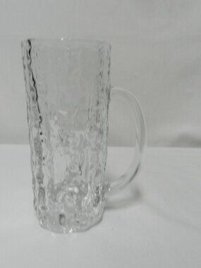 Mikasa Frostfire Vintage stein tall mug cup Vintage textured Tree Bark 14oz